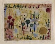 Paul Klee Abstract-imaginary garden oil painting reproduction